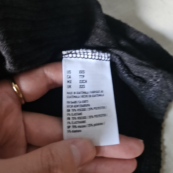 AMERICAN EAGLE Black Ribbed Mini Long Sleeve Dress XXS NWT AE - Picture 8 of 9